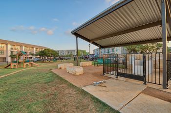 10,000 Square foot off-leash dog park and washing station